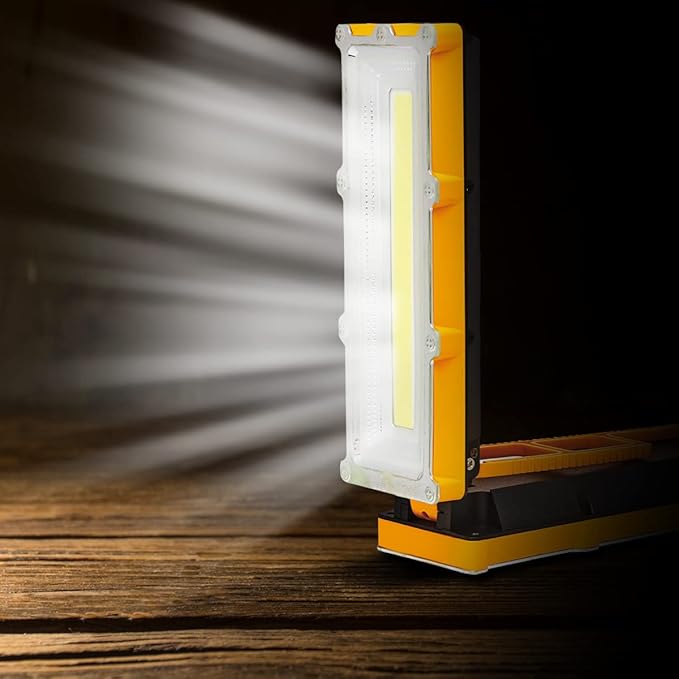 Handy Brite Foldable Work Light - LED Cordless Folding Emergency Work Light, New