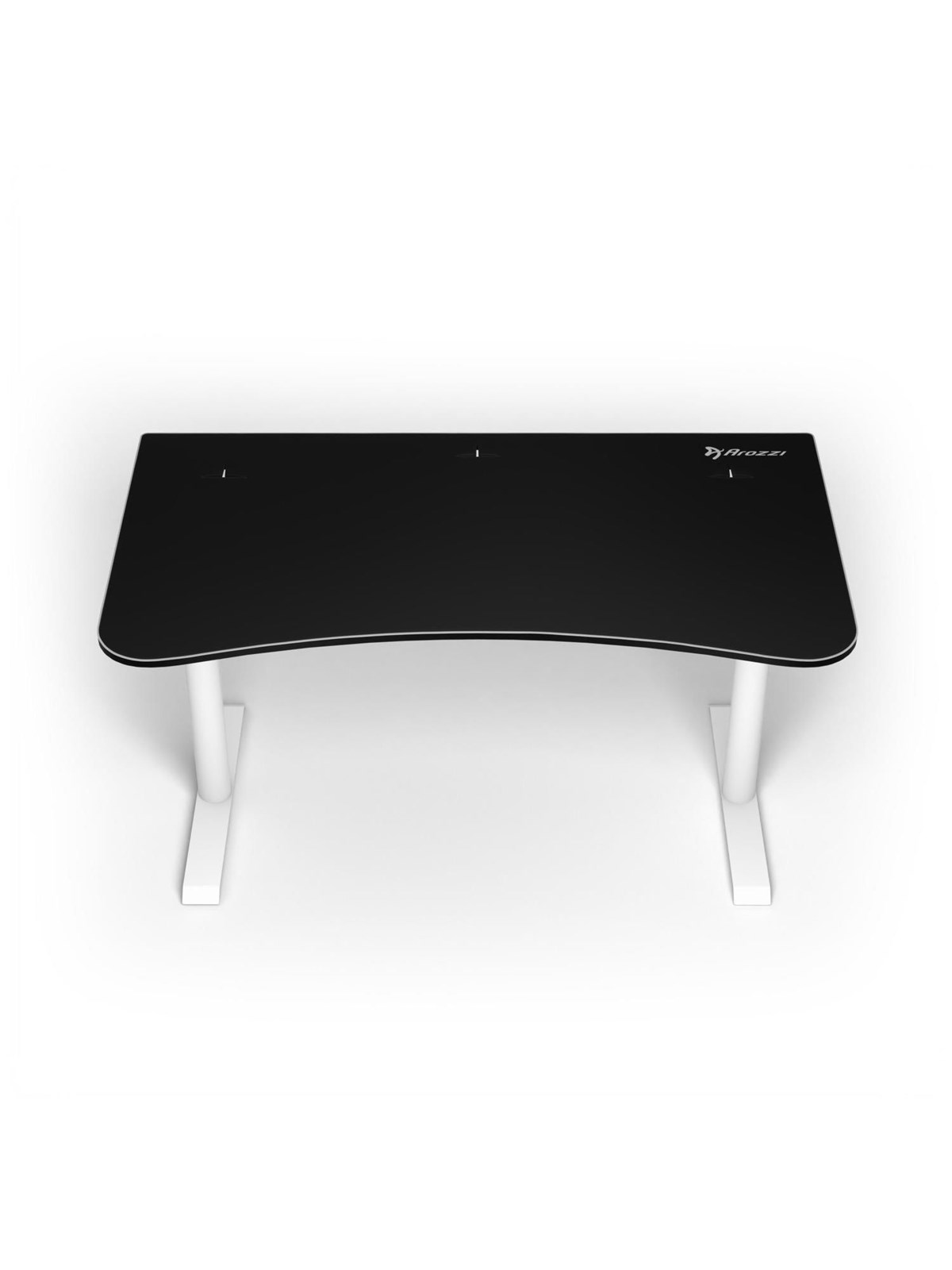 Arozzi Arena Gaming Desk - Medium White Gamer Tisch