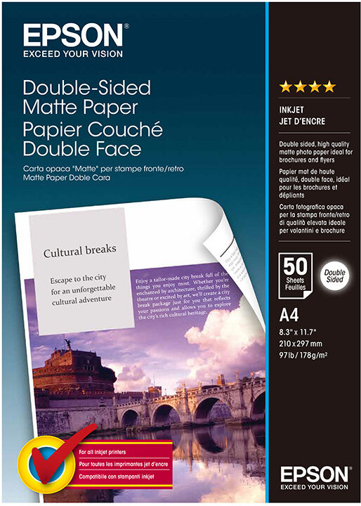 PAPEL EPSON MATTE DUPLA FACE A4