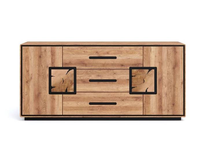 Main Möbel Sideboard Sideboard Kommode 165x77cm Wildeiche Zarah
