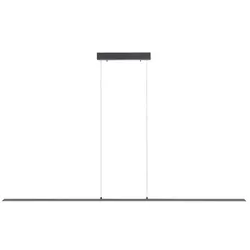 Neuhaus PURE LED-Pendelleuchte Pure Lite Alu, Eisen, Stahl & Metall Grau Anthrazit 160 cm