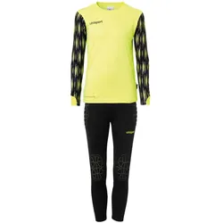 uhlsport Reaction Torwartset (Trikot+Hose) Kinder fluo gelb/schwarz 116