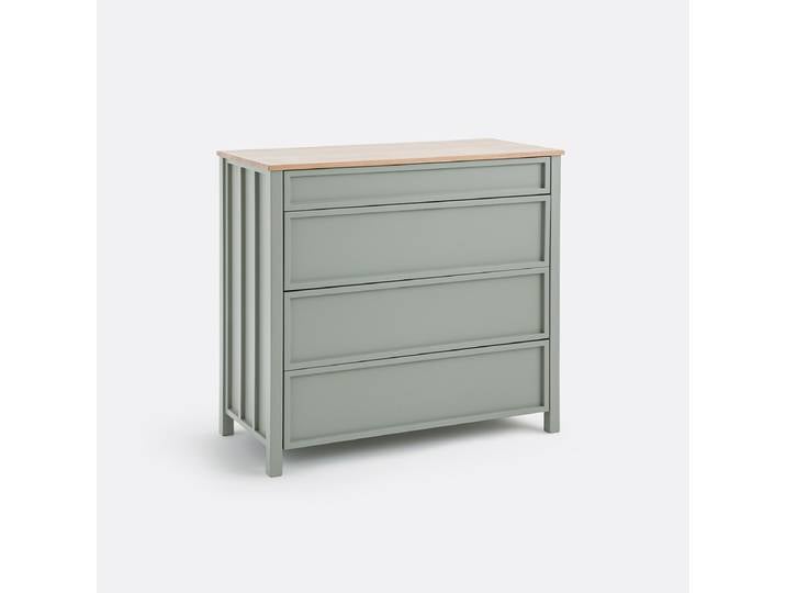 LA REDOUTE Commode 4 tiroirs, Eugène Vert Kaki Clair