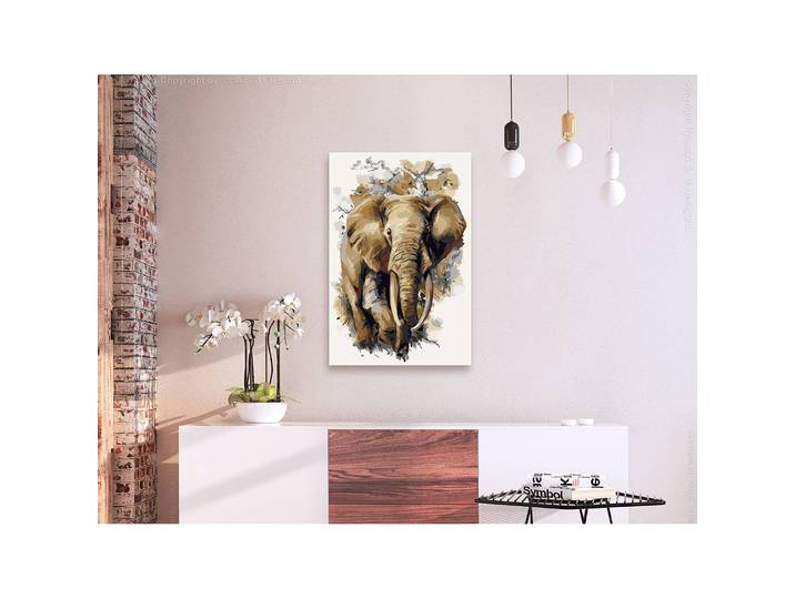 Peinture par numéro - Beautiful Giant Lin Multicolore 40 x 50cm