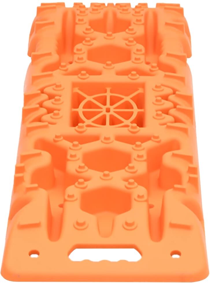 vidaXL Planches de traction 2 pc Orange 107x31x7 cm Nylon