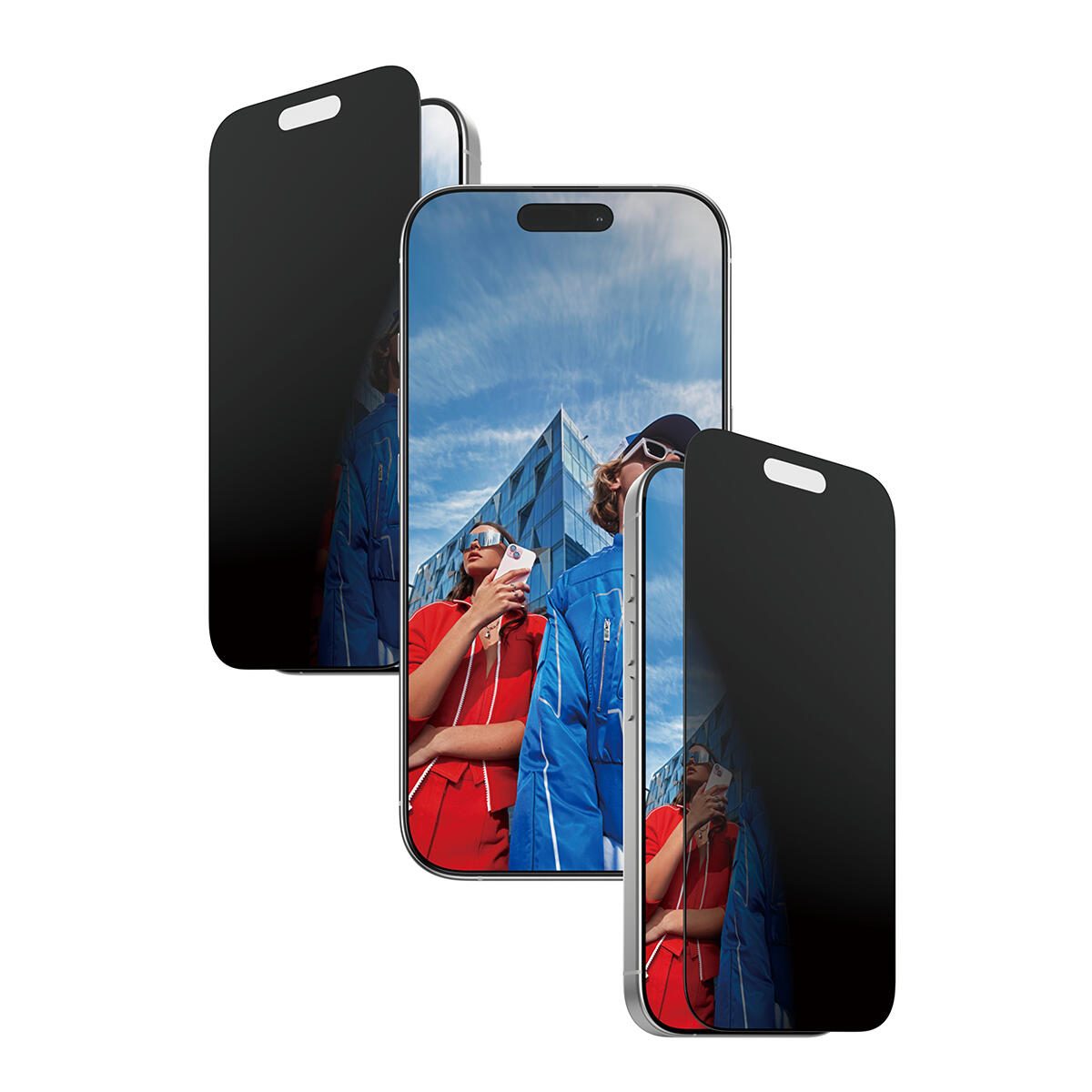 PanzerGlass™ PanzerGlass® 2-Way Privacy Displayschutz für iPhone 16 Pro/iPhone 17 PG93414