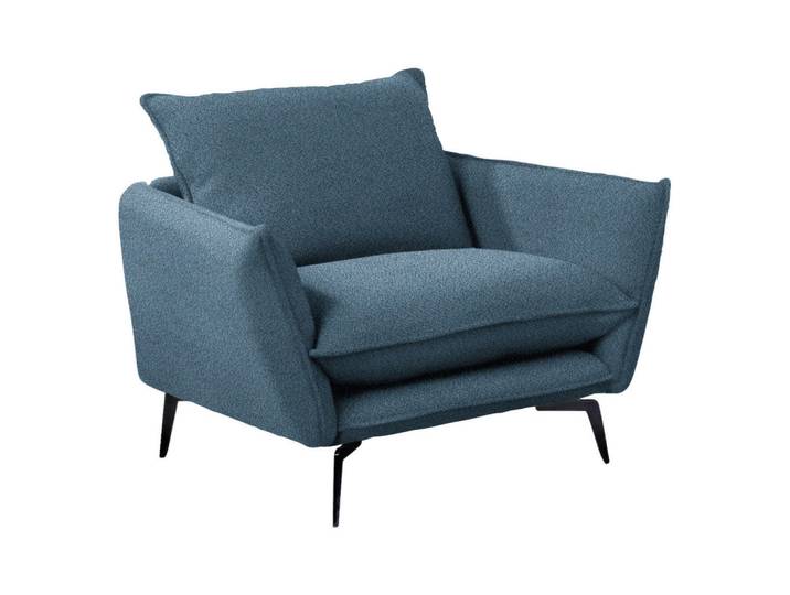 Livetastic Sessel, Blau, Metall, 96x84x90 cm, Made in EU, Stoffauswahl, Wohnzimmer, Sessel, Sonstige Sessel