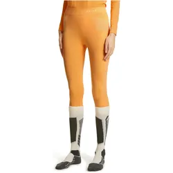 Falke, Damen, Funktionsunterhose, Damen 3/4 Tights Maximum Warm (M), Orange