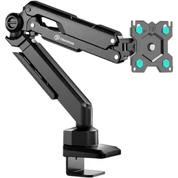 Onkron MONITOR ACC WALL MOUNT/13-34" BLACK G90-B (Tisch, Wand, 34", 10 kg), Monitor Halterung, Schwarz