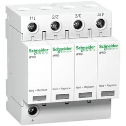 Schneider Electric A9L65401 Überspannungsabl. iPRD65r, Typ 2, Steckbare Schutzmodule, 4P, Imax 65kA