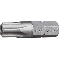 HAZET 5-Stern-Bit Sechskant 6,3 (1/4 Zoll) Innen-5-Stern Profil mit Zapfen - 2225-30H