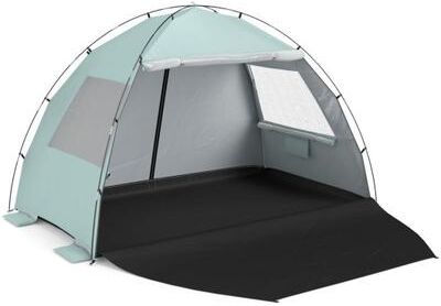 Costway Beach Tent Sun Shelter with Canopy with Extended Floor and Vent Windows-Green