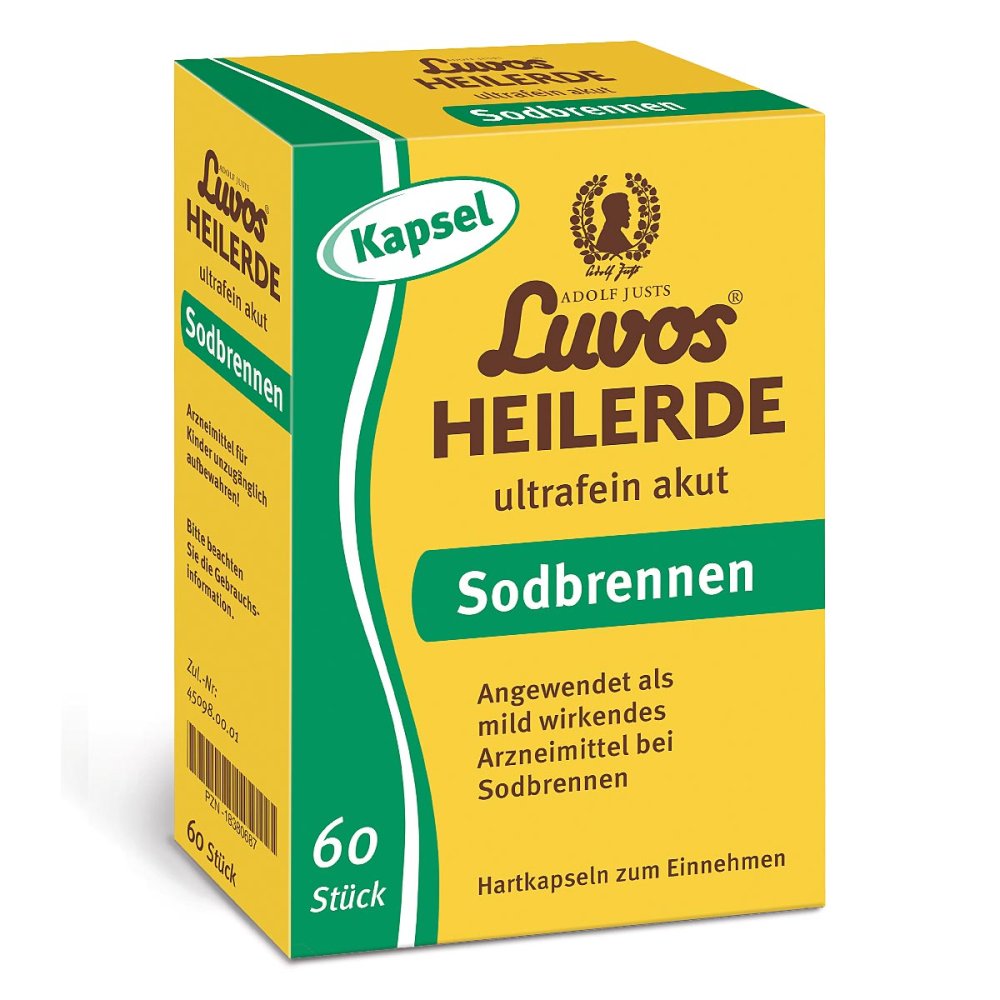 Heilerde-Gesellschaft Luvos Just GmbH & Co. KG Luvos Heilerde Ultrafein Akut Sodbrennen Kapseln 18380687