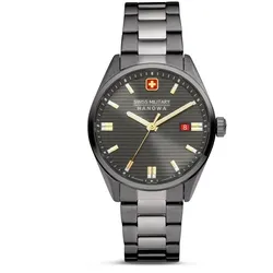 SWISS MILITARY HANOWA - ROADRUNNER - Metallarmband - gun metal - gun metal dial