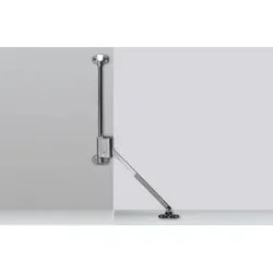MB-Klappenhalter, Klassik D 16174, lichte KH 350-399, vernickelt, ls/rs