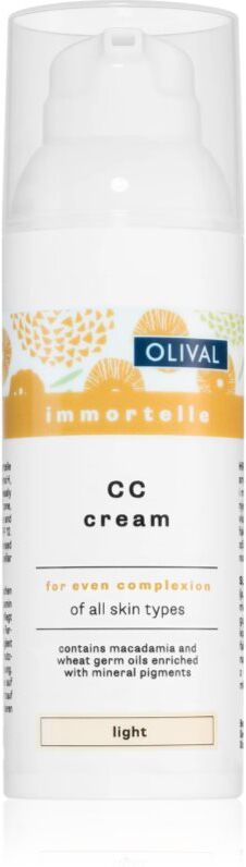 Olival Immortelle CC crème hydratante teinte Light 50 ml
