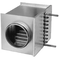 Helios Warmwasser-Heizregister WHR 315 ? DN 315 ? Max. 100°C / 8 bar ? DN 20 (3/...
