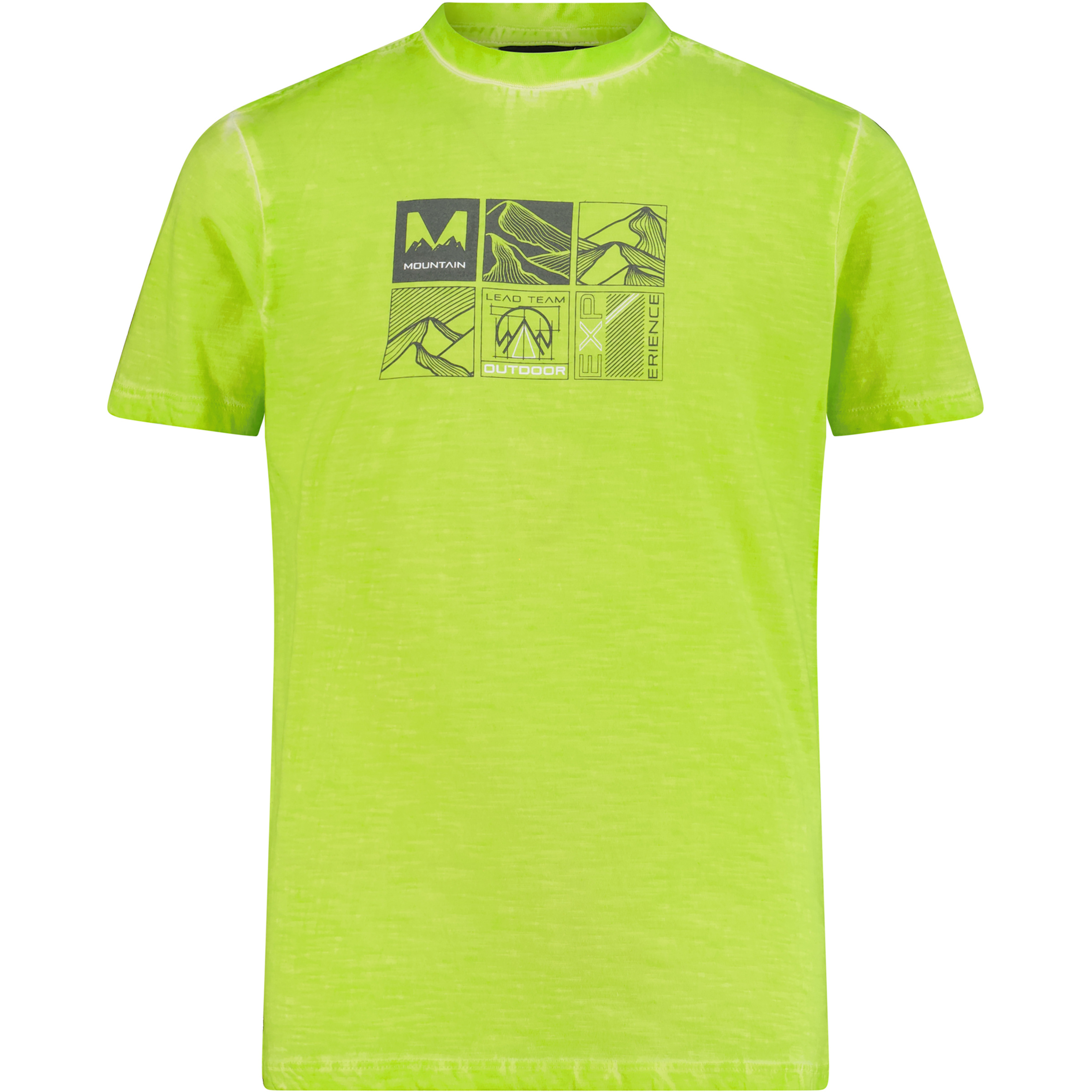 CMP Boys Print Kinder T-Shirts gruen Größe 164 Lifestyle Hautfreundlich