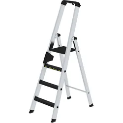 Munk Stufen-Stehleiter 250 kg einseitig begehbar mit clip-step R13 - 042704