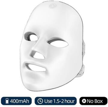 Inspire Select Rechargeable 7 Colors LED Photon Beauty Mask Facial Light Therapy Mask For Skin Rejuvenation, Face Lifting & Skincare 400 Mah No Box