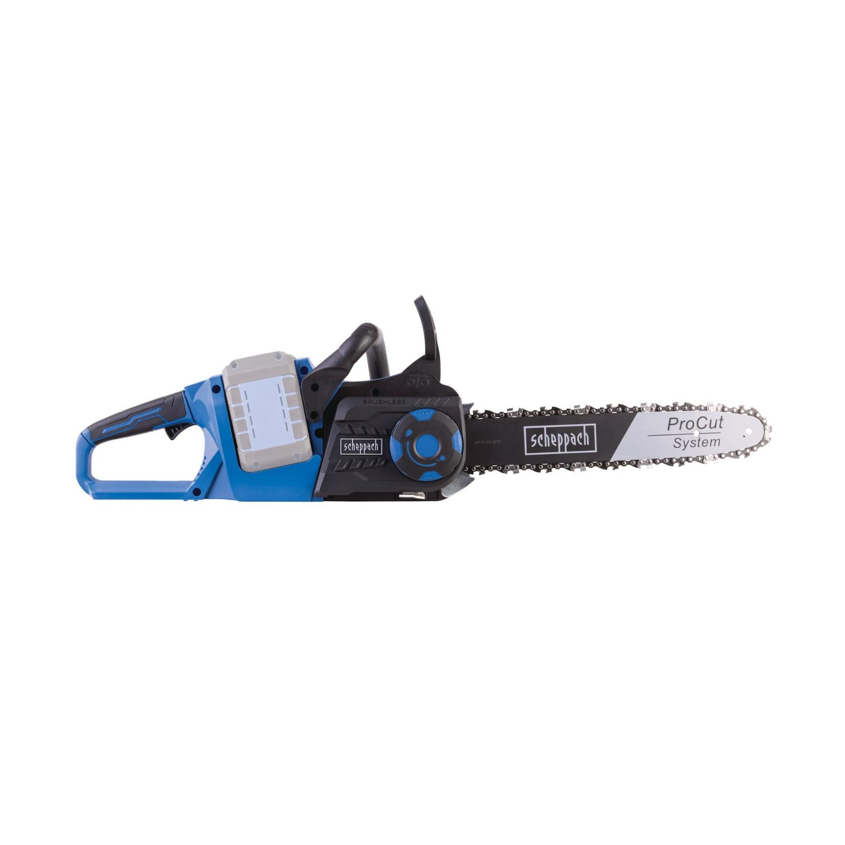 Scheppach Akku-Kettensäge BC-CS355Duo-X – SET S2.5
