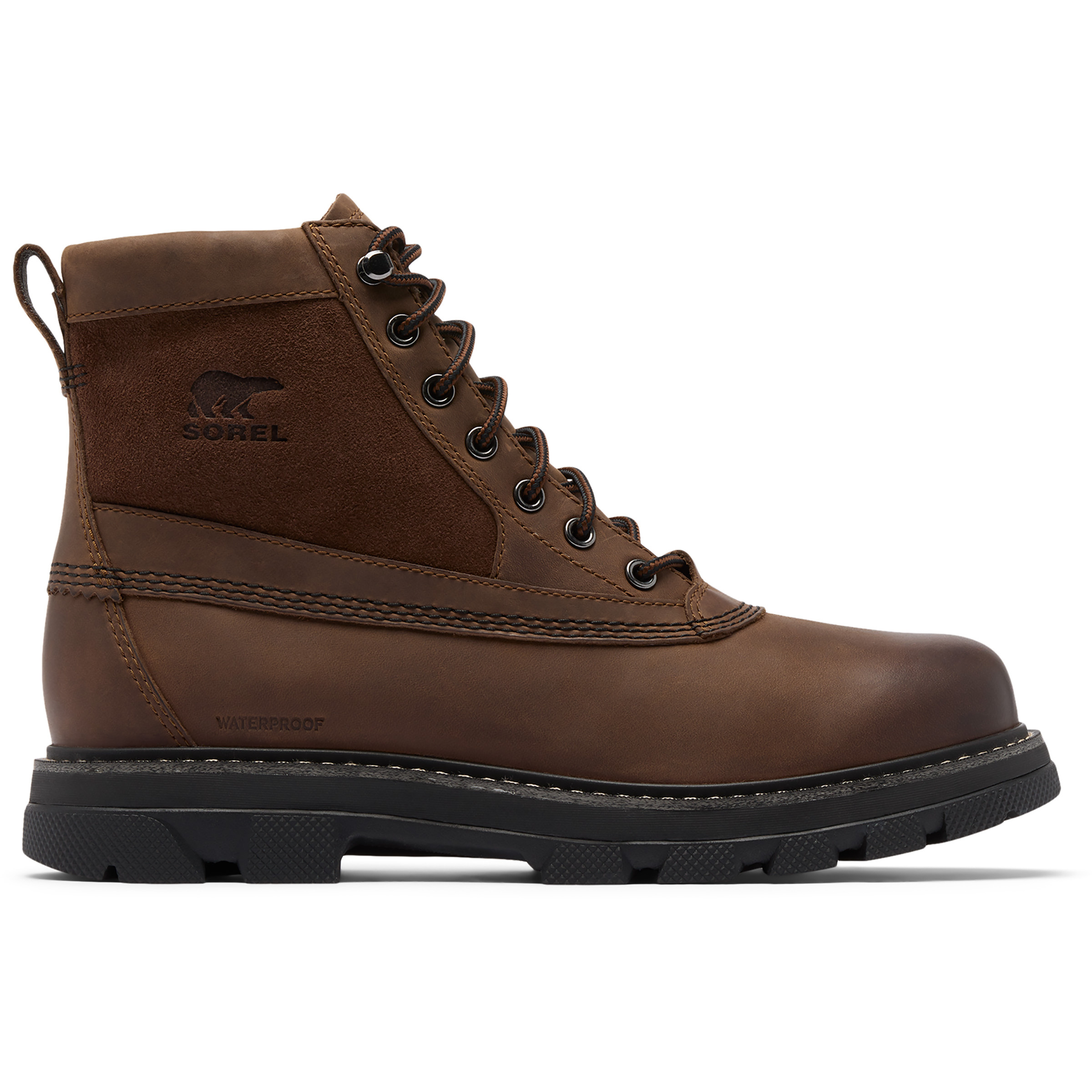 Sorel Lark-47 WP Herren Freizeitschuhe braun Größe 42 Lifestyle Wasserdicht