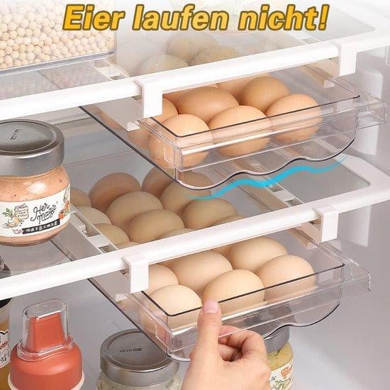Zwarte transparante gereedschapskist van plastic