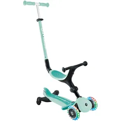 Globber Scooter 3in1 Go-Up active 360 mit Leuchtrollen, gruen