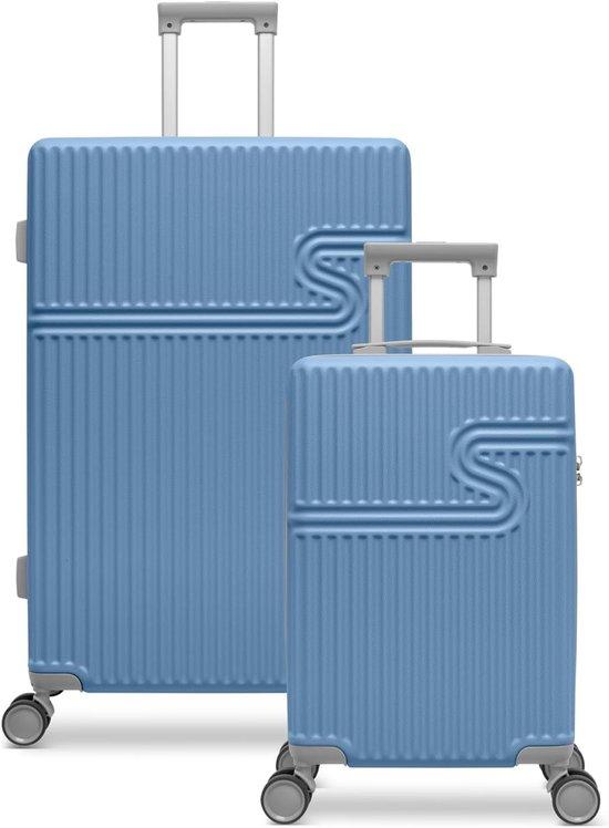 Koffer-Set, 2-teilig - Handgepäck, 28 Liter - Großer Reisekoffer, 86 Liter - TSA-Schloss - Ideal für lange Reisen - m-winkel