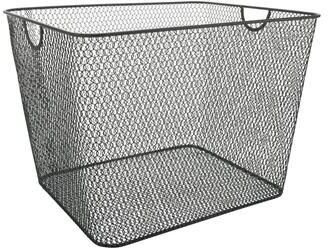 YBM Home Mesh Open Bin Storage Basket Organizer for Fruits, Vegetables, Pantry Items Toys, Pack of 1