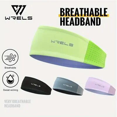 Perfect Picks Market WRELS Anti Slip Sports Headband Sweat Absorbing Quick Dry Fitness Hair Band pink