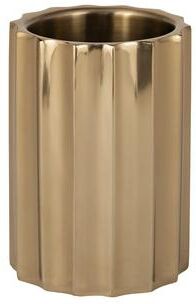 BIDK Home Gold Steel Ice Bucket Large Double Wall