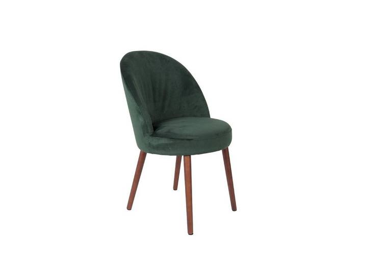 Dutchbone Esszimmerstuhl Retro Esstischstuhl Barbara Samt verschiedene Farben