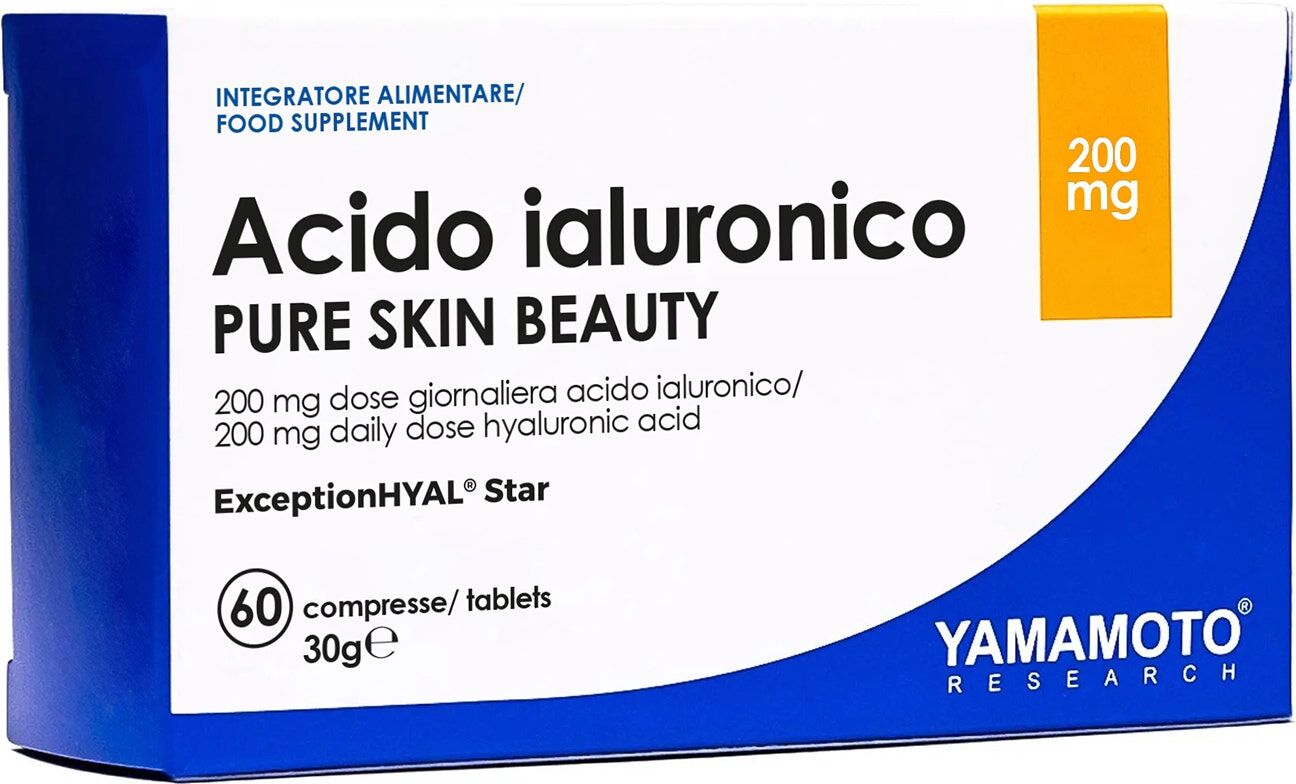 YAMAMOTO RESEARCH Acido Ialuronico Pure Skin Beauty 60 Compresse 