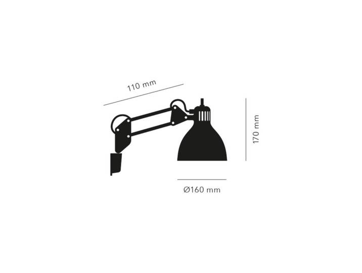 Archi W1 Applique Murale Noir Mat/Or - NORDIC LIVING - Chambre à coucher - Aluminium
