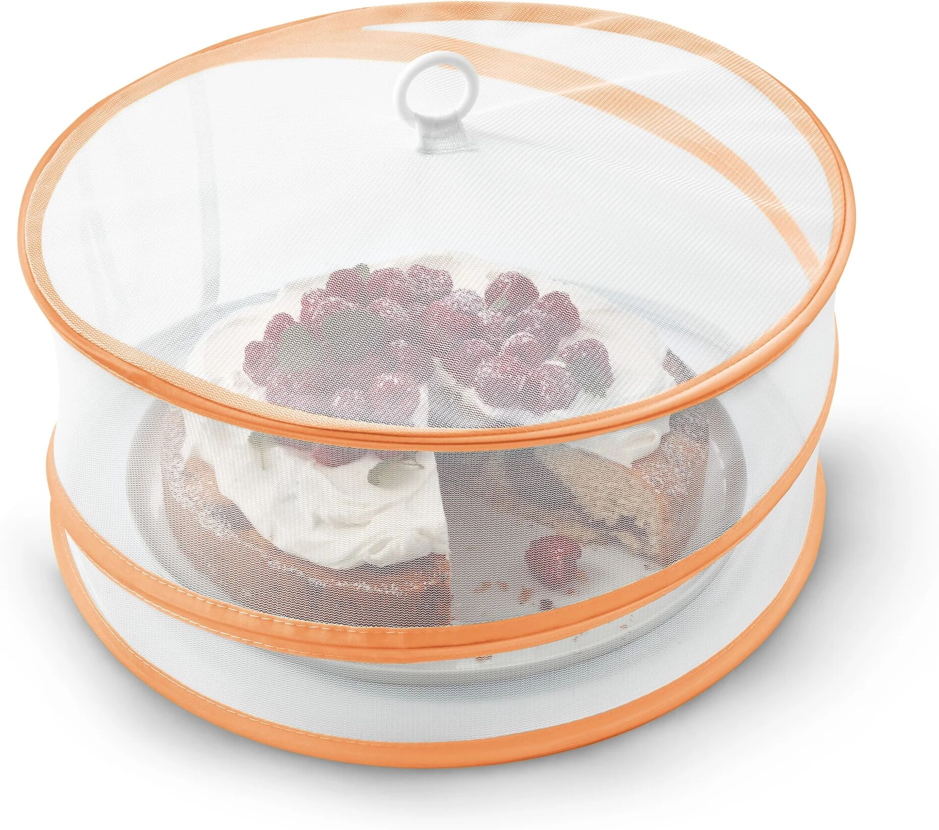 Tchibo - Faltbare Abdeckhaube - weiss