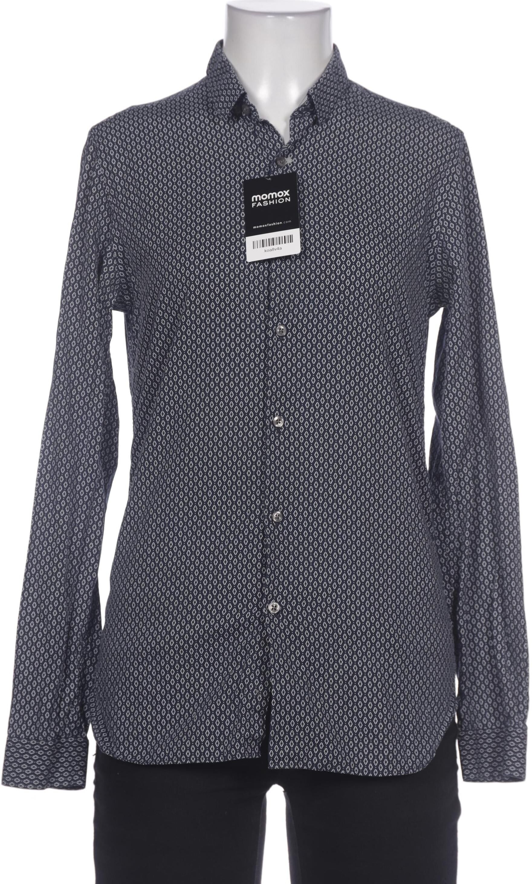 The Kooples Damen Bluse, Marineblau, Gr. XS, Baumwolle - Second Hand