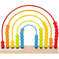 small foot Motorikschleife und Abakus Regenbogen