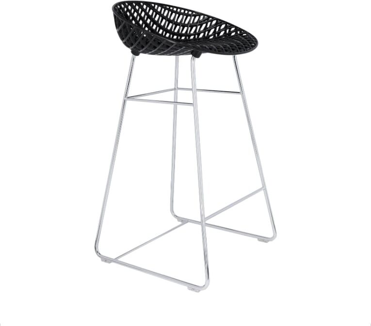 Kartell Smatrik Barhocker (weiß, weiß) weiß   weiß