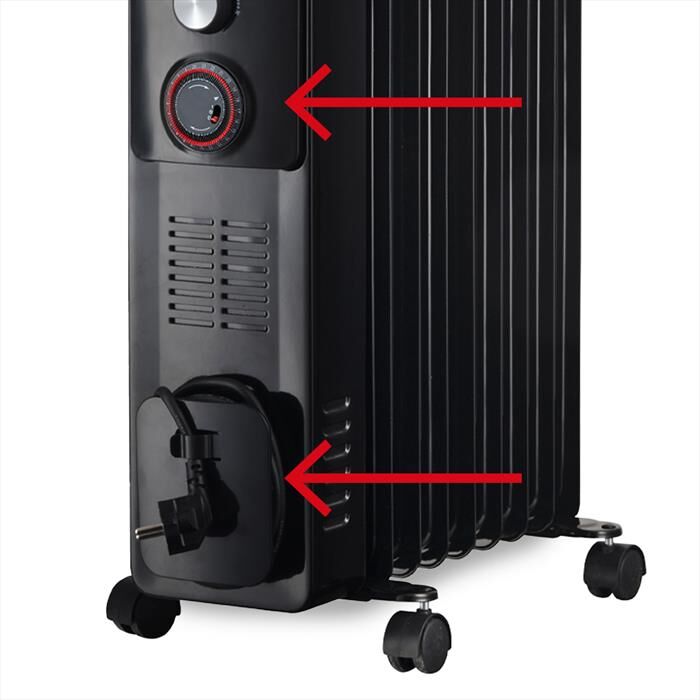 Argo Radiatore A Olio Warm Black Tt 11-nero