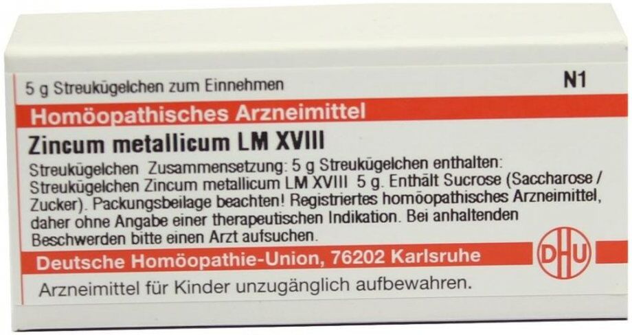 DHU Lm Zincum Metallicum Xviii Globuli