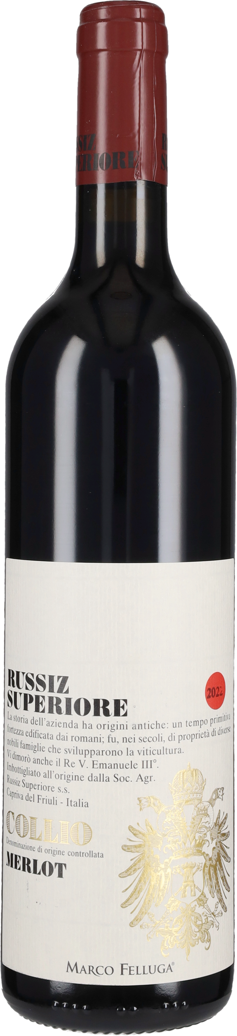 Merlot Russiz Superiore 2022
