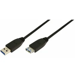 LOGILINK USB-A 3.0 Verlängerungskabel, 1m