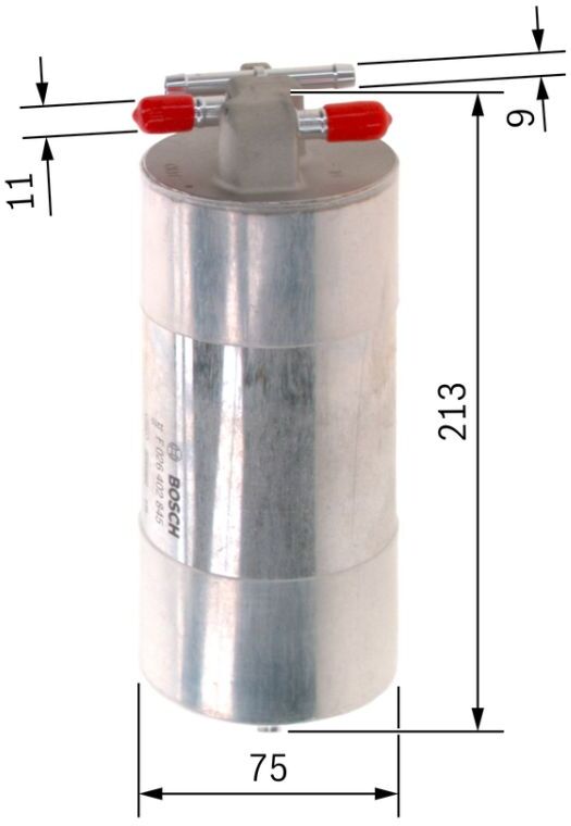 Kraftstofffilter BOSCH F 026 402 845
