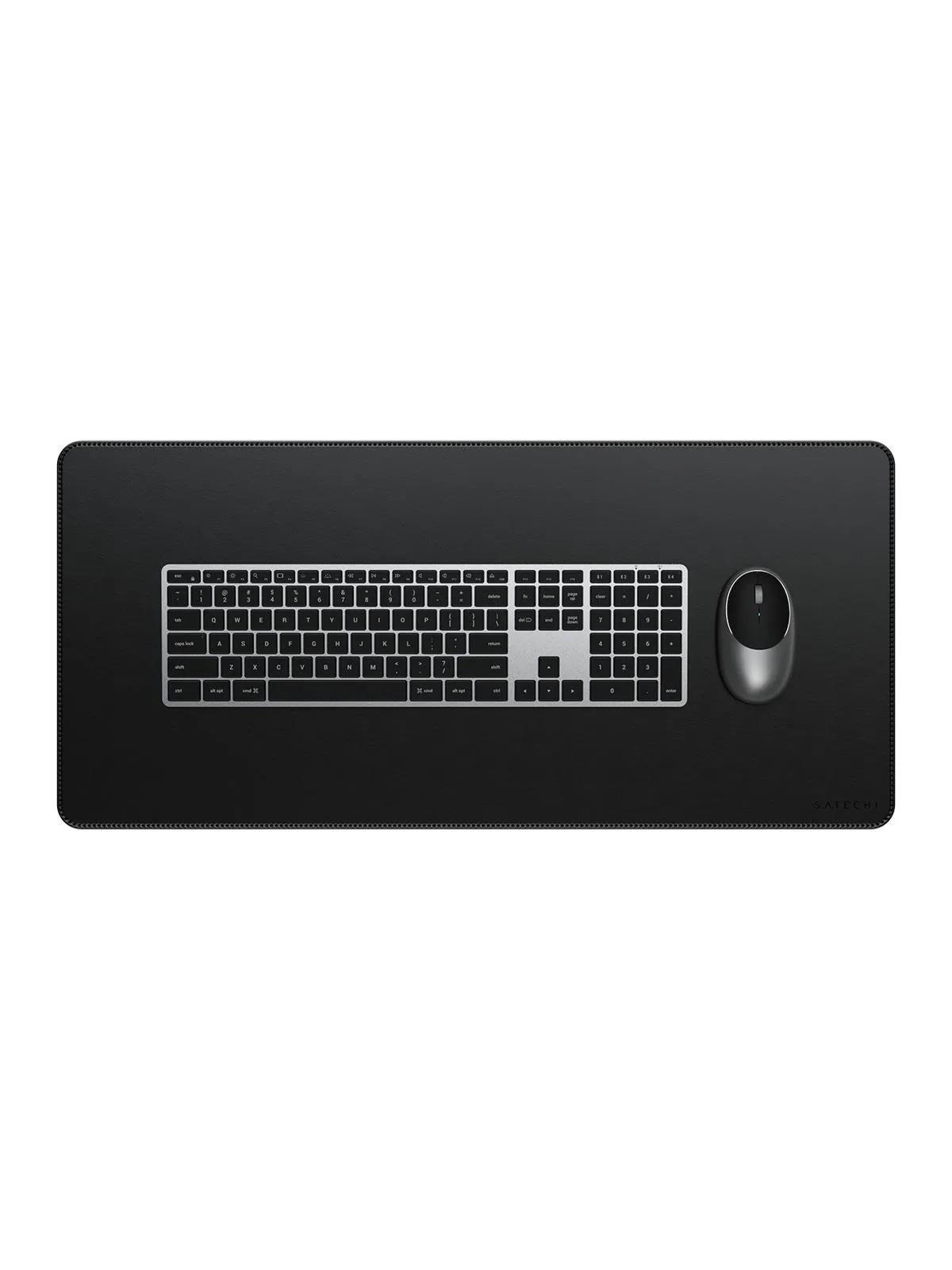 Satechi Vegan-Leather Premium Desk Mat - Black