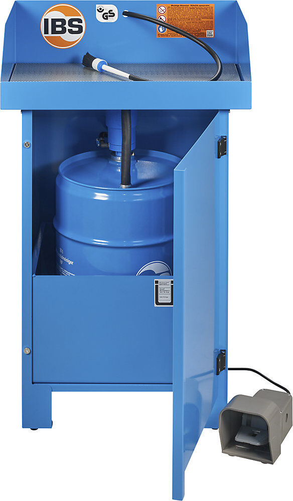 Teilereinigungsgerät kompakt, mit Tür, Tragfähigkeit bis 50 kg, HxBxT 895 x 646 x 465 mm CH IBS Scherer