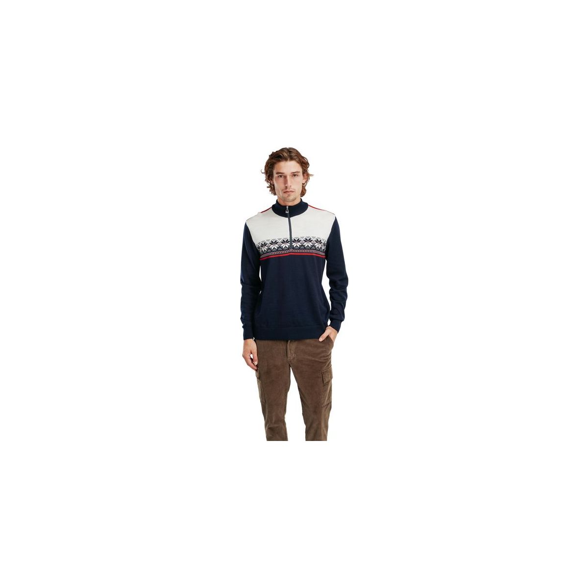 Dale of Norway Liberg Masc Sweater navy offwhite raspberry (C01) S 95911-C01-S