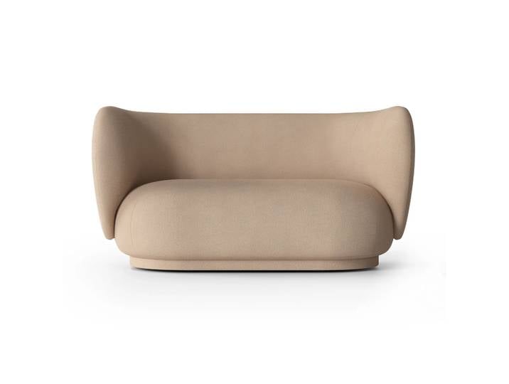 Ferm Living Rico Sofa 2-Sitzer Brushed sand