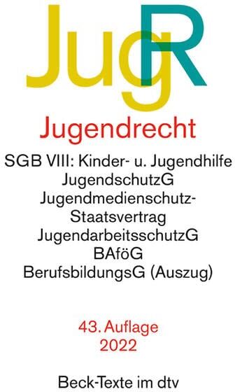 Jugendrecht: Rechtsstand: 1. Januar 2022 (Beck-Texte im dtv) - Preis vom 10.10.2026 11:48:34 h