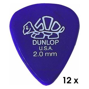 Dunlop Plectren Delrin 200 (12) (DL P 0095 41P2.0)